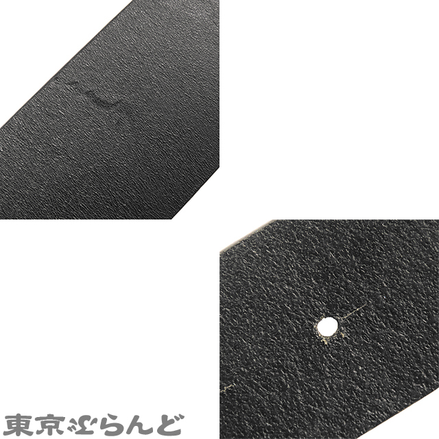 101824792 ドルチェアンドガッバーナ DOLCE&GABBANA ベルト ブラック 黒 レザー DGロゴ メンズ_画像6