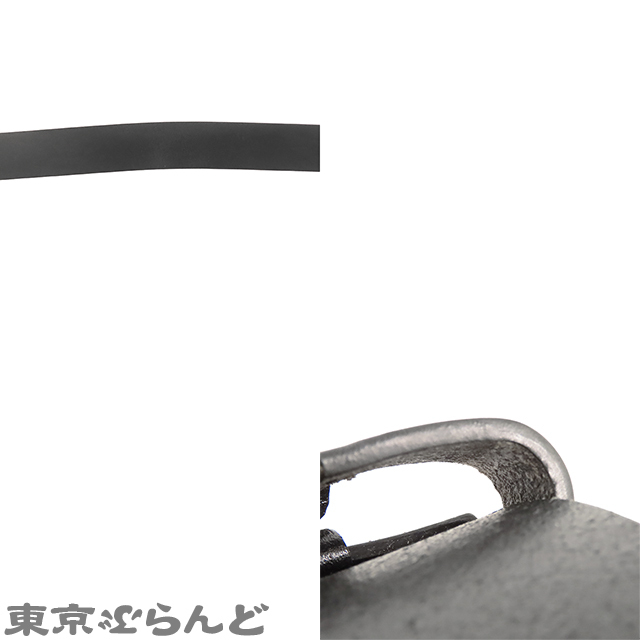 101824792 ドルチェアンドガッバーナ DOLCE&GABBANA ベルト ブラック 黒 レザー DGロゴ メンズ_画像8