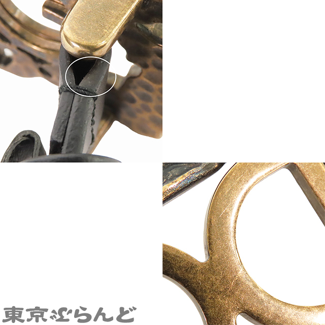 101824792 ドルチェアンドガッバーナ DOLCE&GABBANA ベルト ブラック 黒 レザー DGロゴ メンズ_画像9