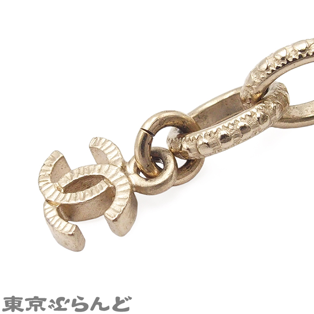 101831845 シャネル CHANEL ブレスレット ゴールド メタル コスチュームパール ココマーク スター A17B レディース_画像8
