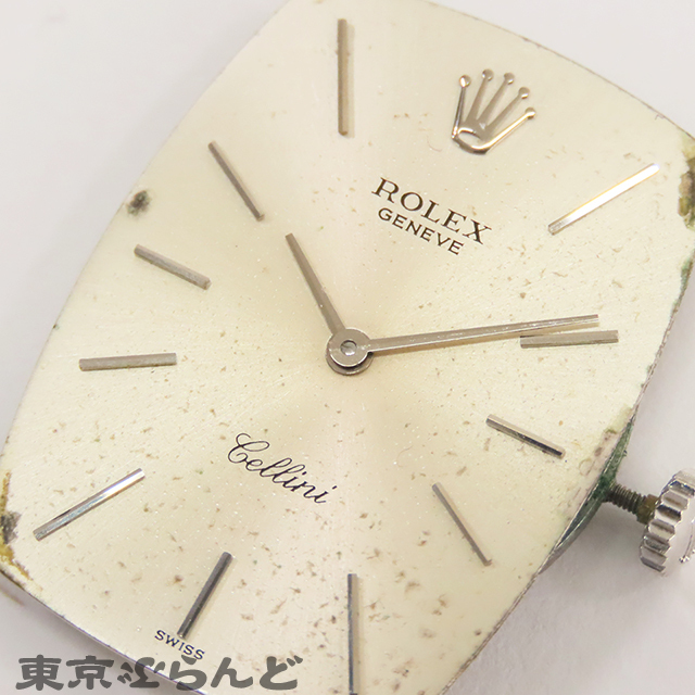 101832019 1円 ロレックス ROLEX 純正 文字盤 ムーブメント Cal.1600 チェリーニ 腕時計 レディース 手巻 アンティーク_画像2