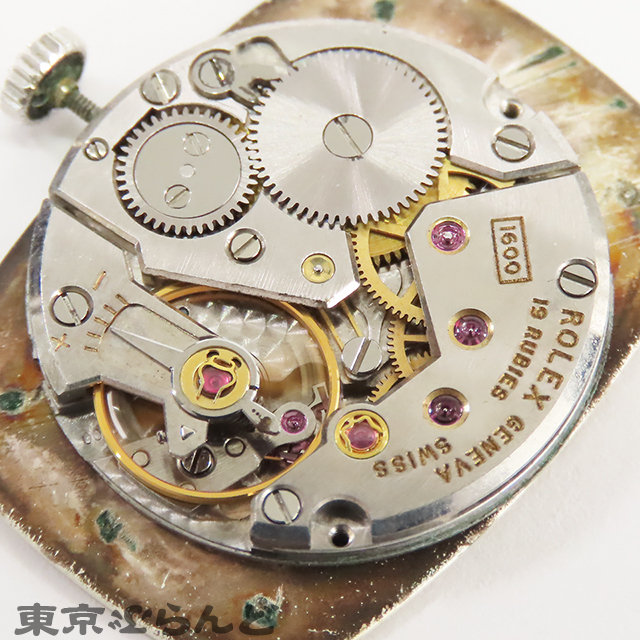 101832019 1円 ロレックス ROLEX 純正 文字盤 ムーブメント Cal.1600 チェリーニ 腕時計 レディース 手巻 アンティーク_画像4