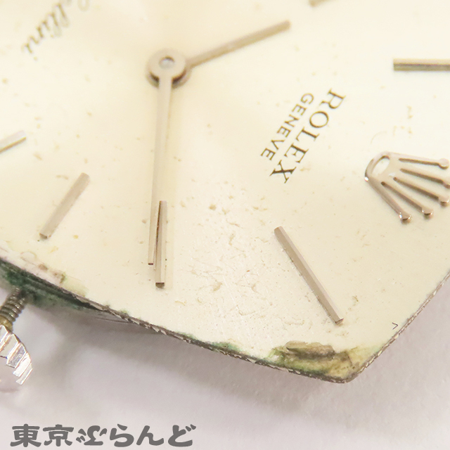 101832019 1円 ロレックス ROLEX 純正 文字盤 ムーブメント Cal.1600 チェリーニ 腕時計 レディース 手巻 アンティーク_画像6