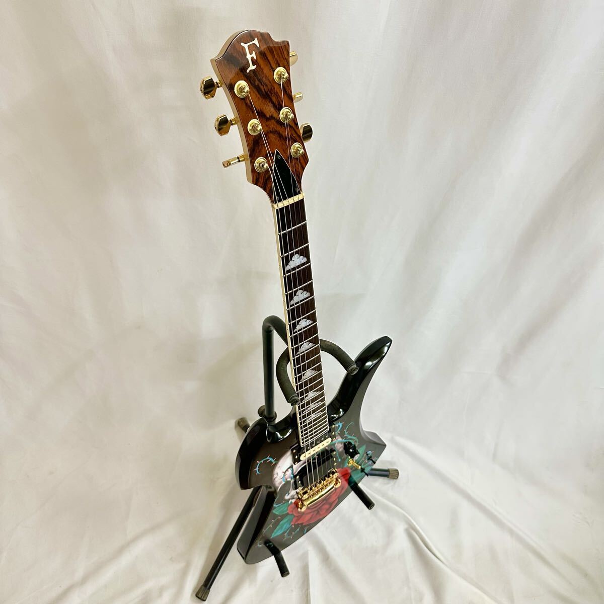 Fernandes/hideモデル/MG-80X/バラドクロ/ドンズバサイケ風/フェルナンデス/モッキンバード/エレキギター_画像5