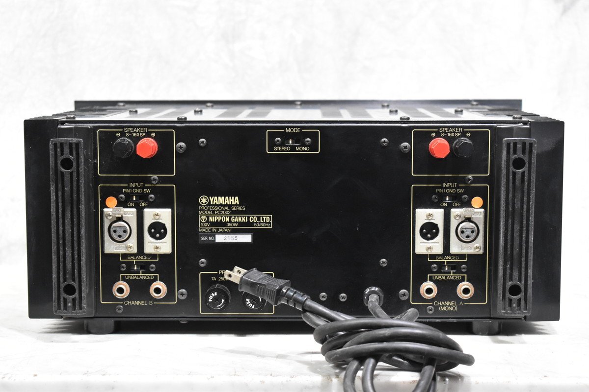【J】YAMAHA PC2002 パワーアンプ ヤマハ 3162455_画像6