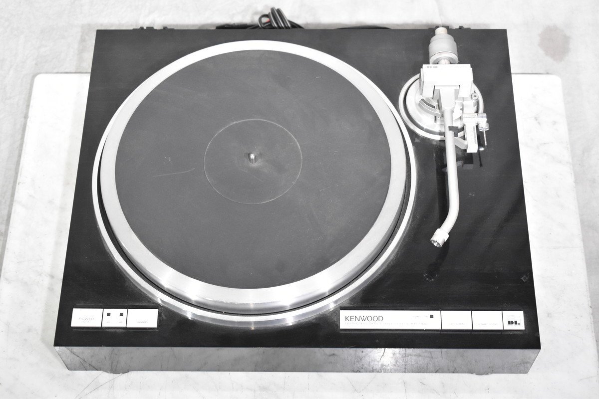 【C】KENWOOD KP-1100 ターンテーブル レコードプレーヤー ケンウッド 3156240_画像2