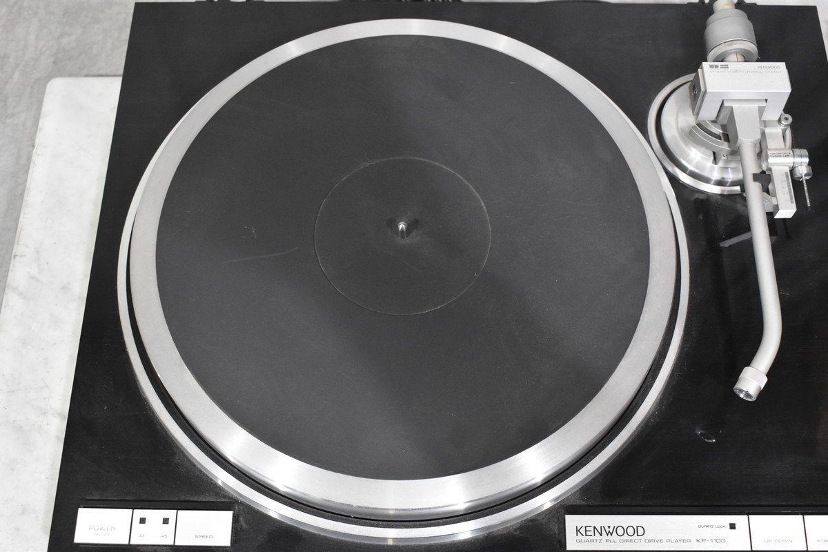 【C】KENWOOD KP-1100 ターンテーブル レコードプレーヤー ケンウッド 3156240_画像3