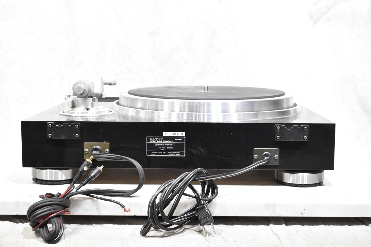 【C】KENWOOD KP-1100 ターンテーブル レコードプレーヤー ケンウッド 3156240_画像8