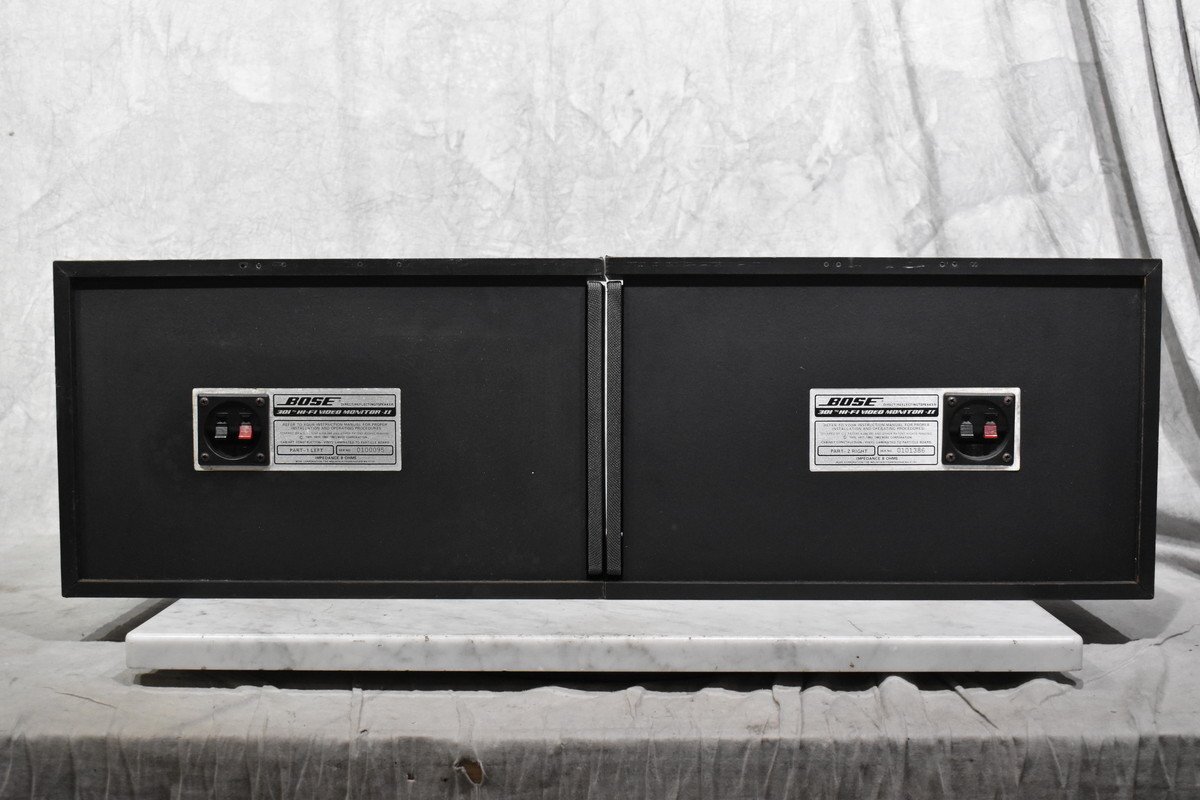 【C】BOSE 301 HI-FI VIDEO MONITOR-II スピーカーペア ボーズ 3156893_画像7