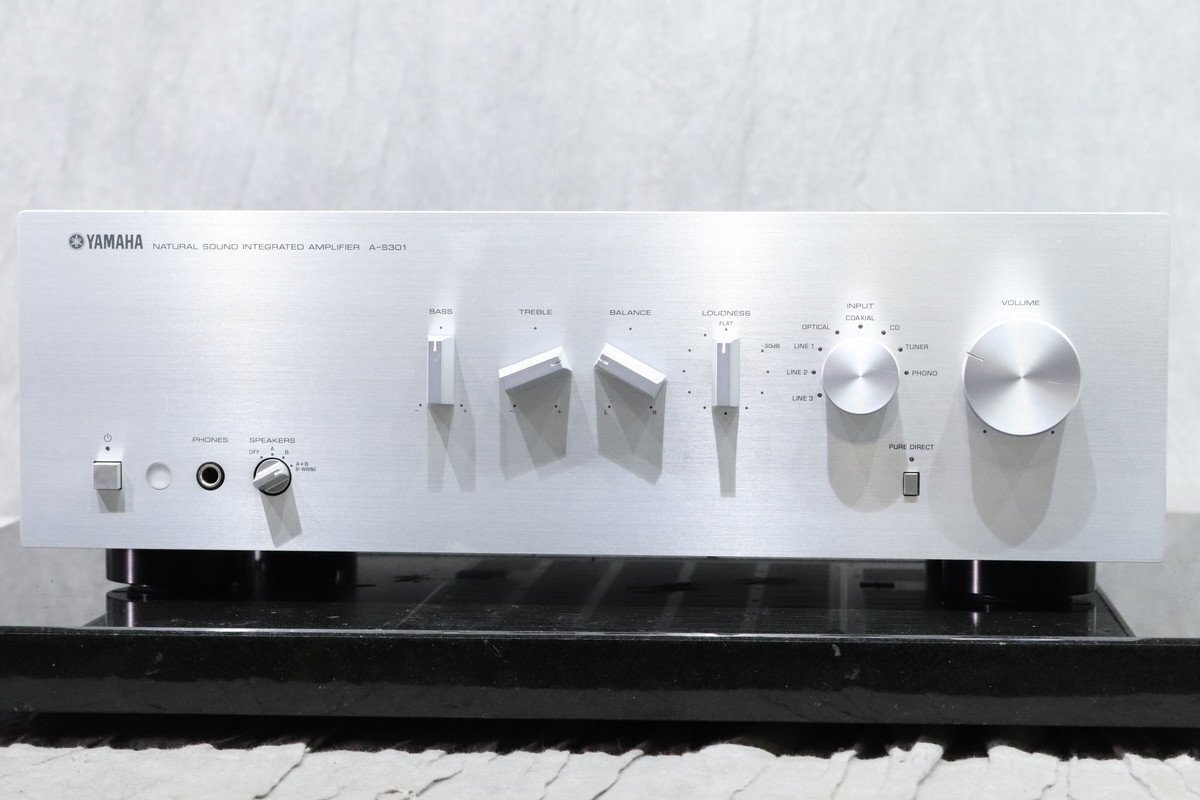 【C】YAMAHA A-S301 プリメインアンプ ヤマハ 3151305_画像2