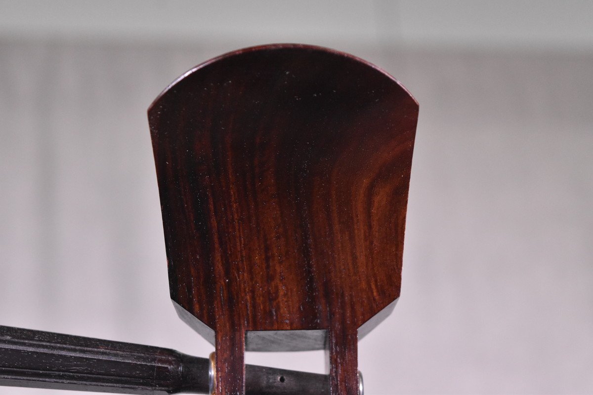 【J】三味線 中棹 東さわり 二枚溝 金細 紅木 子持ち綾杉 3154047_画像7