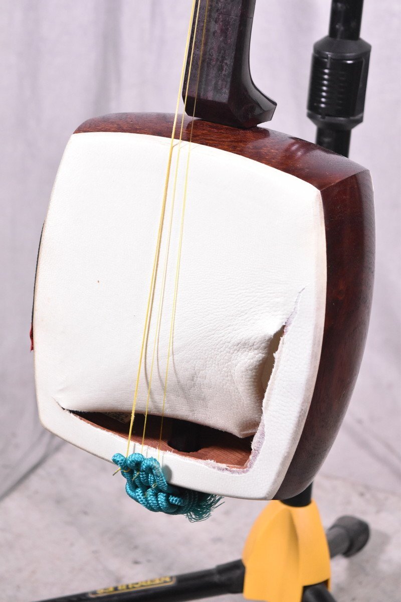 【J】三味線 中棹 東さわり 紅木 3154037_画像1