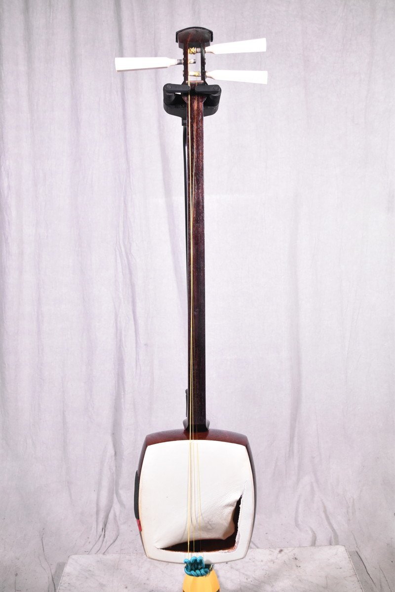 【J】三味線 中棹 東さわり 紅木 3154037_画像5