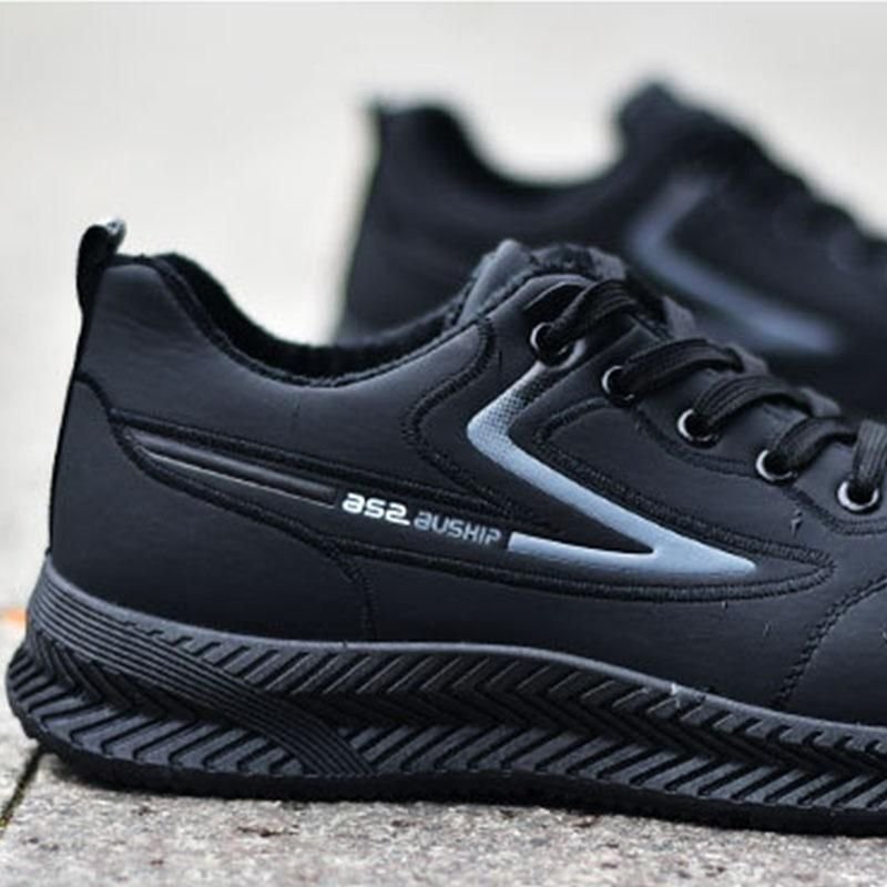  спортивные туфли мужской водонепроницаемый толщина низ легкий . дождь двоякое применение мужской водонепроницаемый обувь снег ходить на работу . прогулочные туфли casual спортивная обувь jo серебристый g26cm