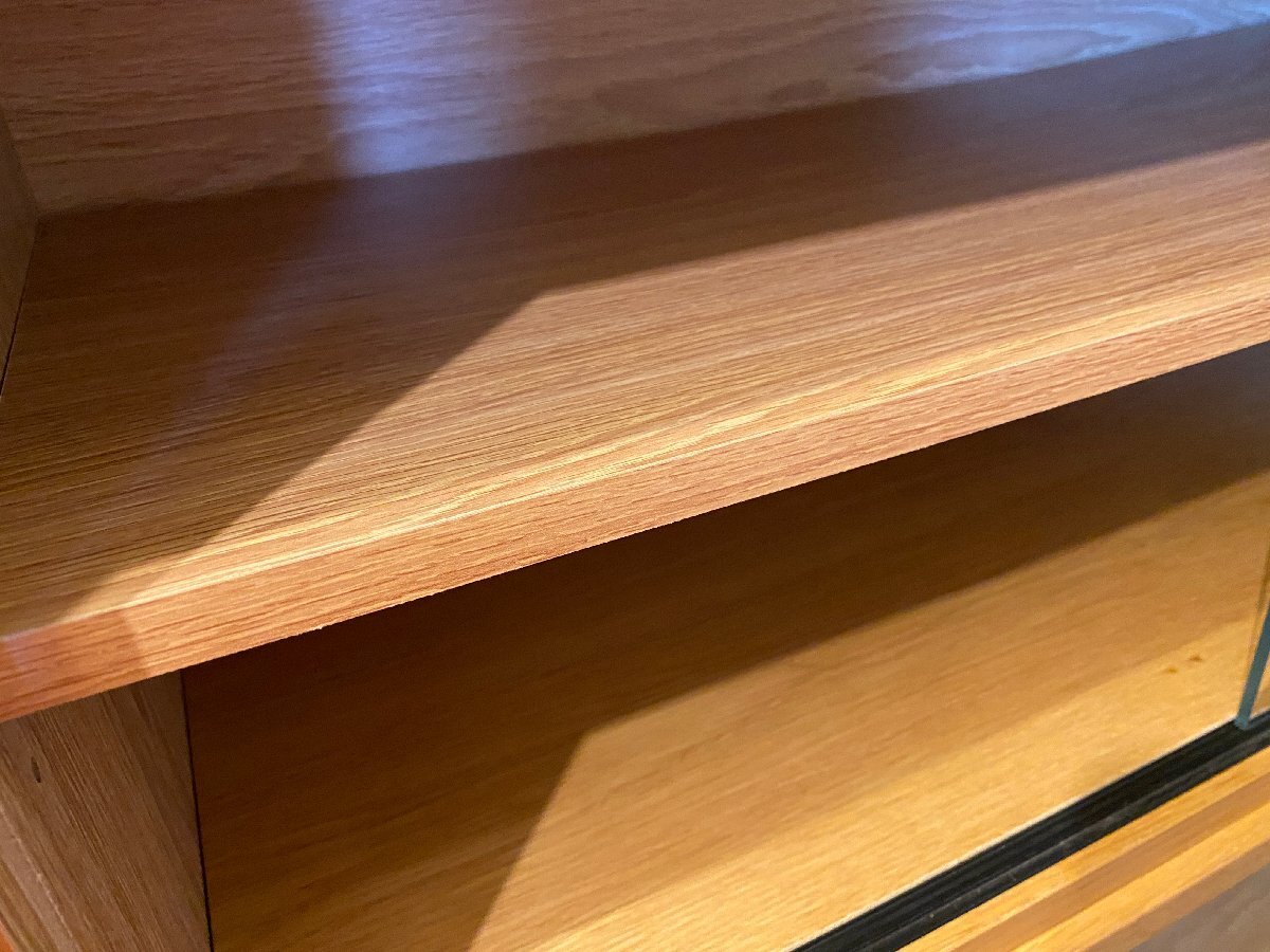 無印良品 MUJI ステンレスユニットシェルフ 棚板・扉付き収納付き フリーラック 収納棚 中古品_画像5