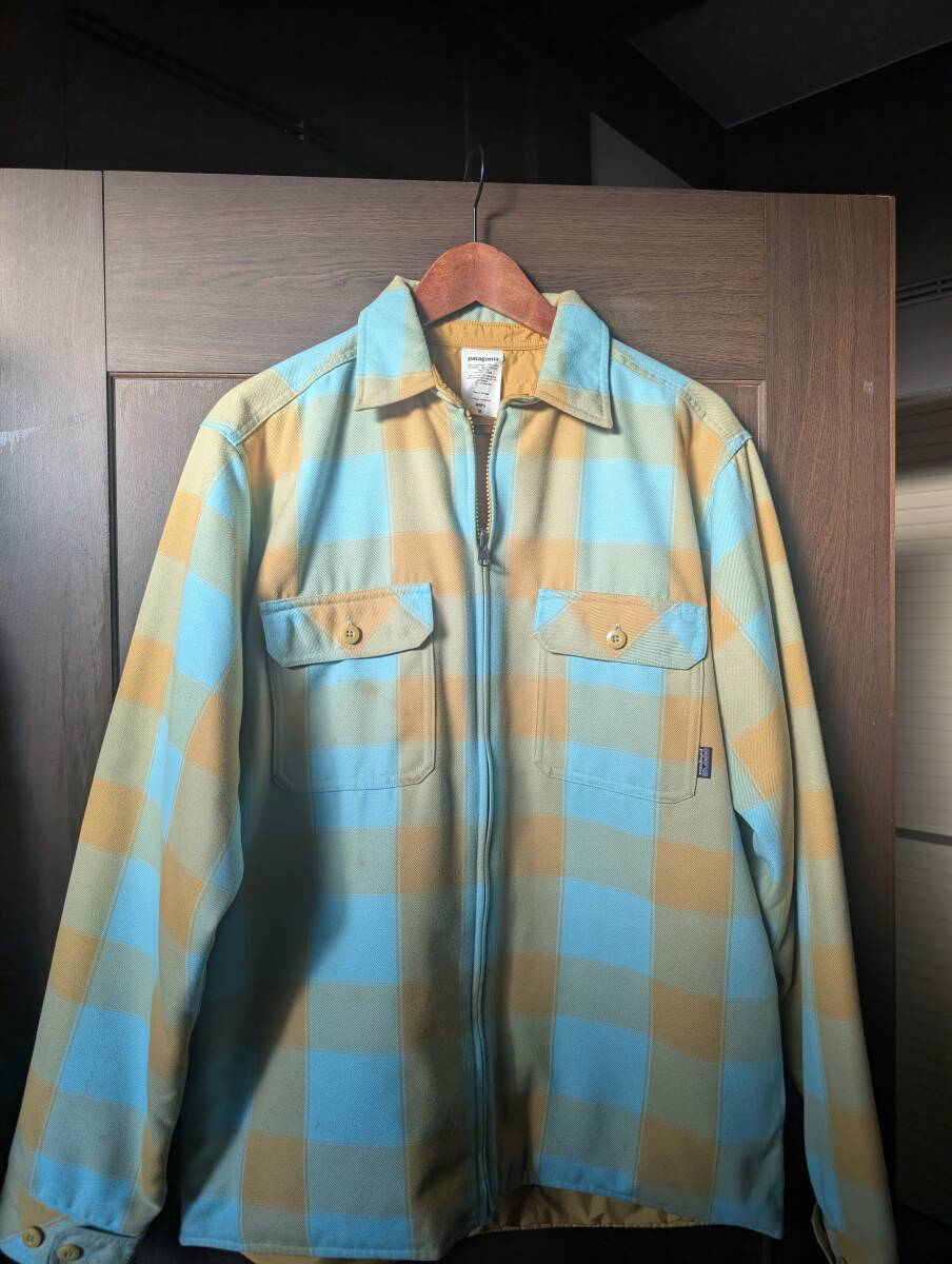 patagonia パタゴニア リバーシブルフランネルジャケット Men’s M Reversible Flannel Jacket ♪コレクターズアイテム♪_画像1