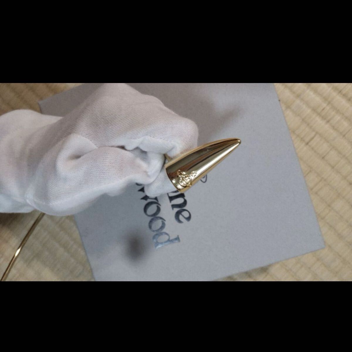 わけありオーブ旧ホーンティアラ　ゴールド_画像7