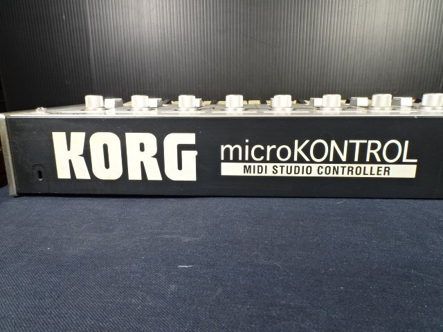 KORG microKONTROL MIDIコントローラー 通電確認のみ ACアダプター欠品 キーボード焼けあり 現状品 ②_画像7