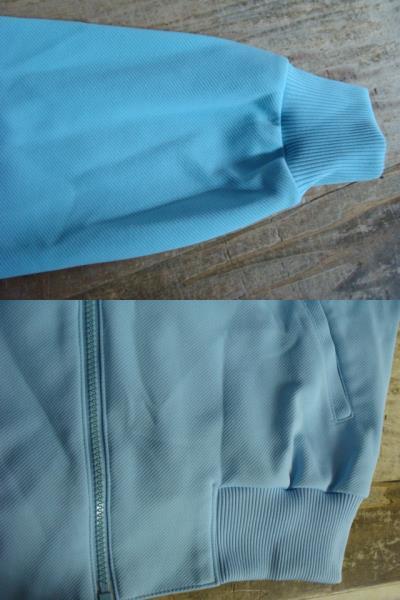 【90s】adidas アディダス ジャージトップ 水色 (L) デサント製 _画像7