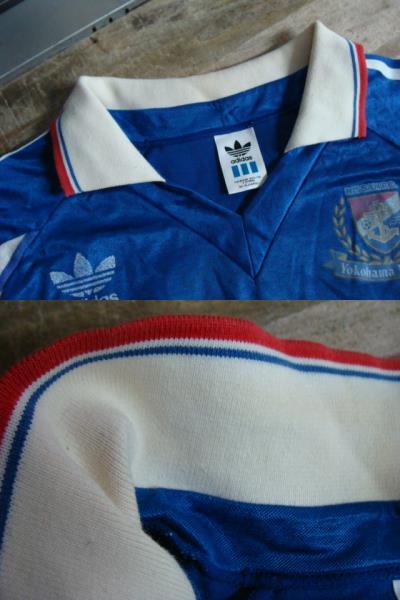 【使用感強め】vintage 横浜F・マリノス カップ戦用？ ユニフォーム (L) adidas製(デサント)　_画像4