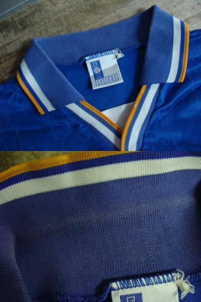 【状態難あり】vintage レスター・シティFC 1994-96 ホーム ユニホーム (サイズ不明) Fox Leisure社製　_画像4