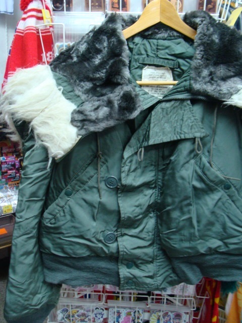 【80s 】ALPHA INDUSTRIES アルファ N-2B フライトジャケット セージグリーン (M)_画像1