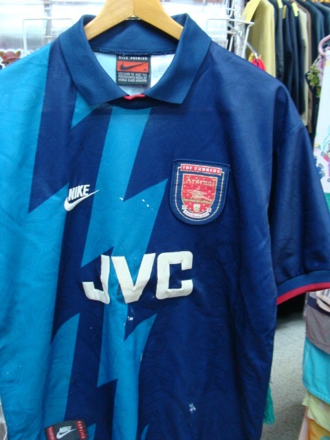 【状態難あり】アーセナルFC 1995-96 アウェイ ユニフォーム (M) Nike製_画像1