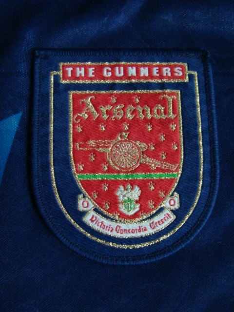 【状態難あり】アーセナルFC 1995-96 アウェイ ユニフォーム (M) Nike製_画像6