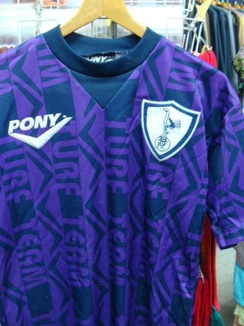 【使用感強め】vintage トッテナム・ホットスパーFC 1995-96 アウェイ ユニフォーム (S・34/36) Pony製_画像1