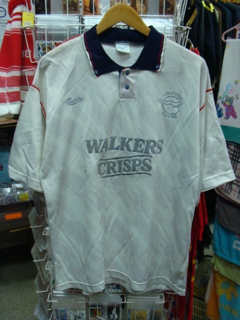 【状態難あり】vintage レスター・シティFC 1990-92 アウェイ ユニフォーム (42) Bukta製_画像2