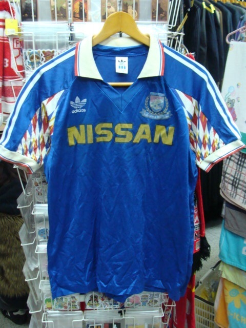 【使用感強め】vintage 横浜F・マリノス カップ戦用？ ユニフォーム (L) adidas製(デサント)　_画像2