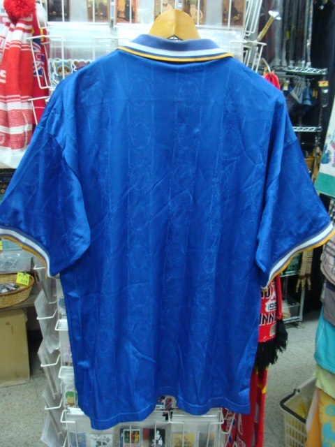 【状態難あり】vintage レスター・シティFC 1994-96 ホーム ユニホーム (サイズ不明) Fox Leisure社製　_画像3