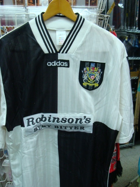 【使用感強め】vintage ストックポート・カウンティFC アウェイ？ ユニフォーム (L) adidas製　_画像1