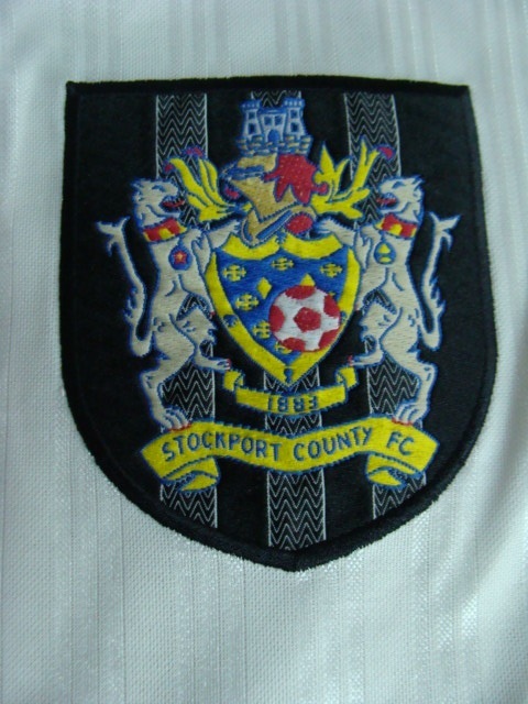 【使用感強め】vintage ストックポート・カウンティFC アウェイ？ ユニフォーム (L) adidas製　_画像5