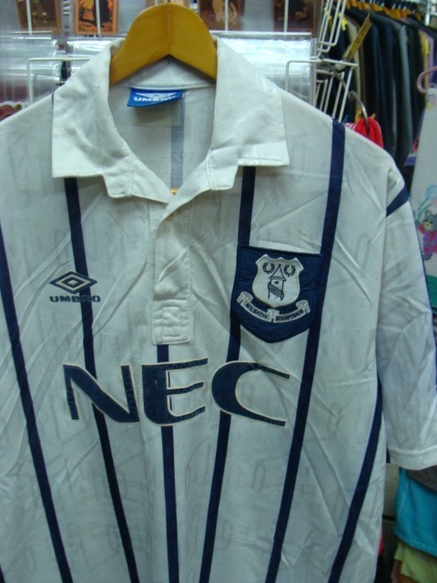 【状態難あり】vintage エヴァートンFC 1993-94 サード ユニフォーム (XL) Umbro製_画像1