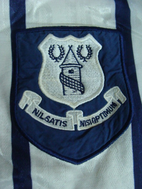 【状態難あり】vintage エヴァートンFC 1993-94 サード ユニフォーム (XL) Umbro製_画像7