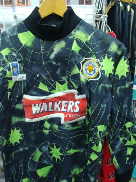 【サイズ注意・90s】vintage レスター・シティFC キーパージャージ (サイズ不明) Fox Leisure社製_画像1