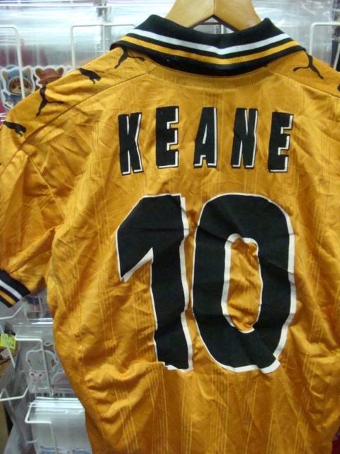 【サイズ注意・90s】vintage ウルヴァーハンプトン・ワンダラーズ ホーム ロビー・キーン ユニフォーム (26/28) Puma製　_画像1