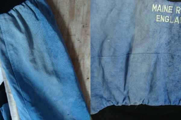 【状態難あり・カビ】90s マンチェスター・シティ ジップアップ スウェードジャンパー (M) _画像7