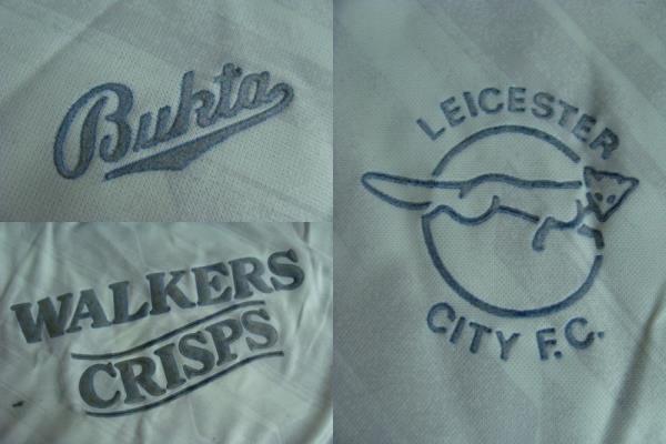 【状態難あり】vintage レスター・シティFC 1990-92 アウェイ ユニフォーム (42) Bukta製_画像5