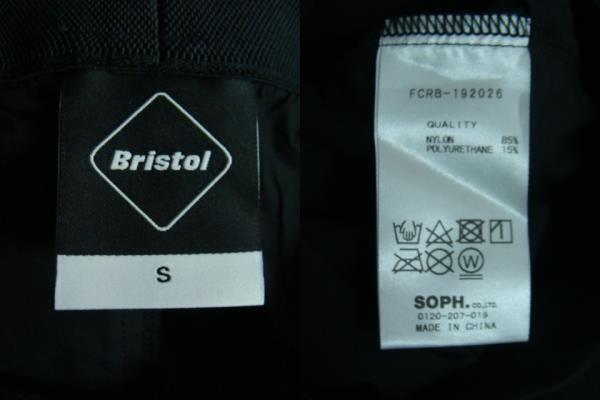 【未使用品】F.C.Real Bristol ブリストル 薄手 ポリエステル混 ナイロンパンツ 黒 (S)_画像9