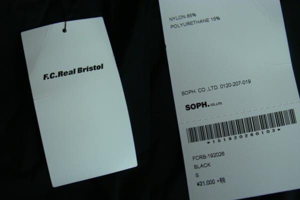 【未使用品】F.C.Real Bristol ブリストル 薄手 ポリエステル混 ナイロンパンツ 黒 (S)_画像10