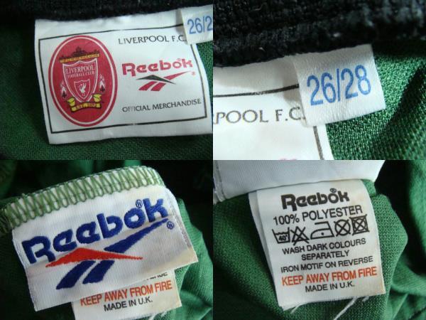 【サイズ注意・子供用】vintage リヴァプールFC キーパージャージ (26/28) Reebok製_画像10