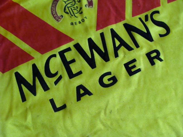 【サイズ注意・30/32】vintage グラスゴー・レンジャーズFC キーパージャージ (30/32) adidas製　_画像6