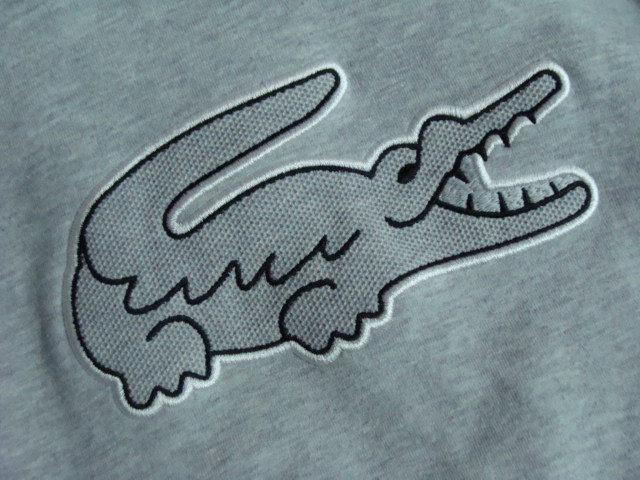 LACOSTE ラコステ プルオーバー フードパーカー グレー (L・size4)　_画像6