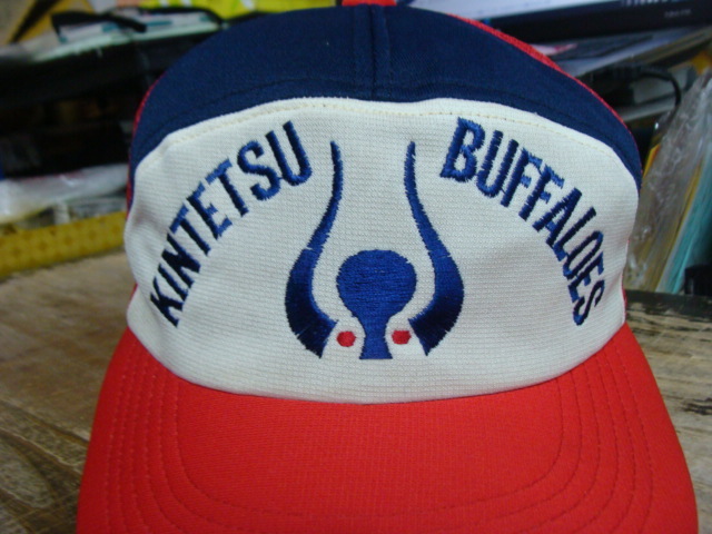 【当時物】近鉄バファローズ レプリカメッシュキャップ (S)【書き込みあり】80年代昭和レトロ_画像6