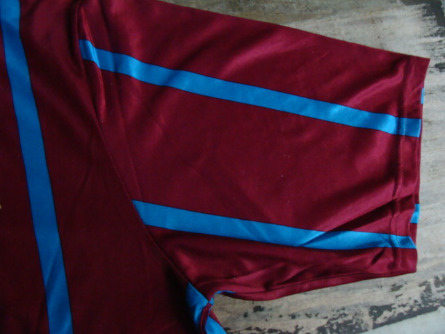 【状態難あり】vintage アストン・ヴィラFC 1993-95 アウェイ ユニホーム (L) asics製_画像7