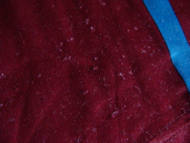 【状態難あり】vintage アストン・ヴィラFC 1993-95 アウェイ ユニホーム (L) asics製_画像9