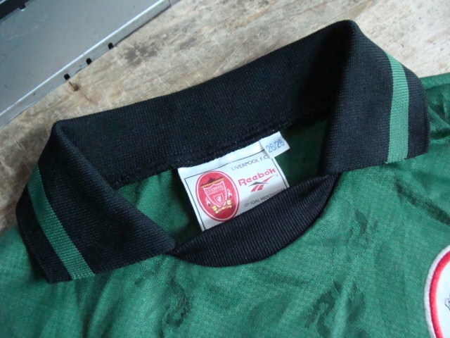 【サイズ注意・子供用】vintage リヴァプールFC キーパージャージ (26/28) Reebok製_画像4