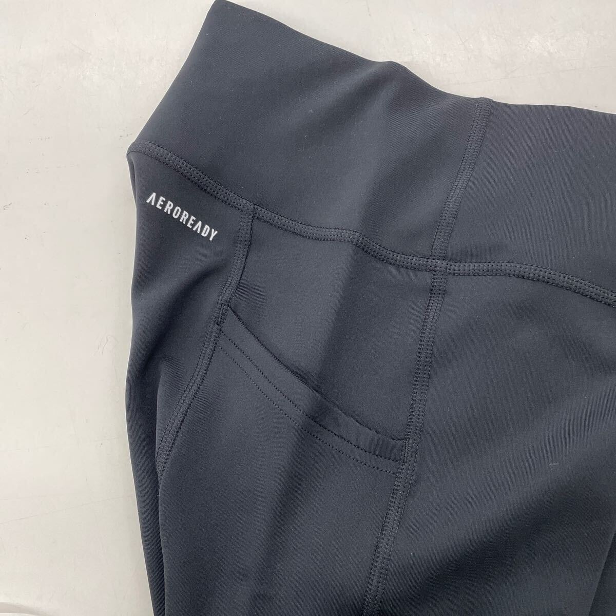 アディダス adidas レディース レギンスパンツ OT 3ライン H39892 ランニング ヨガに_画像4